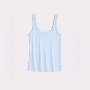 Abercrombie & Fitch Women’s Vintage Scoopneck Tank Light Blue 🩵 Size XS